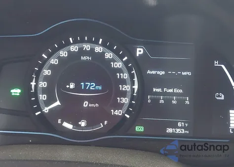 2018 Hyundai Ioniq Hybrid Sel from USA, damaged, VIN KMHC75LC0JU072916